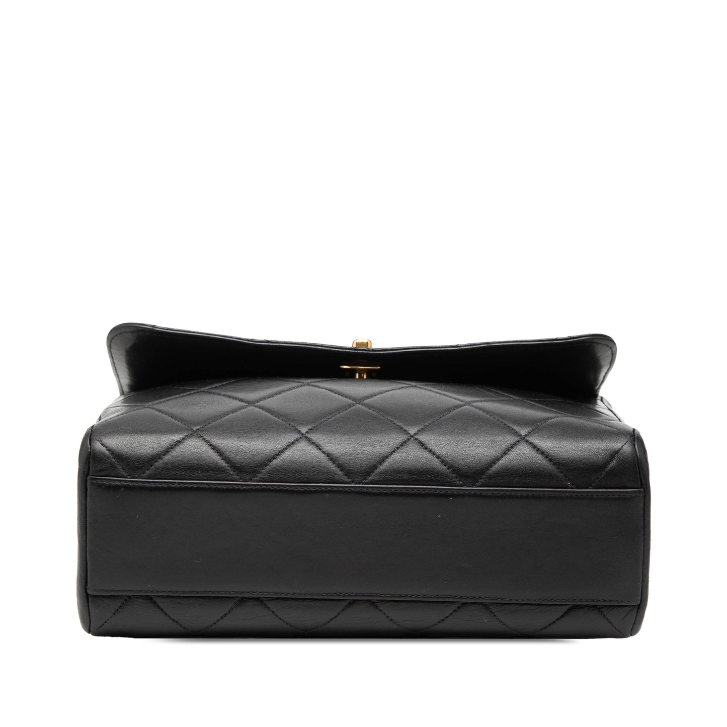 Chanel CC Quilted Lambskin Single Flap