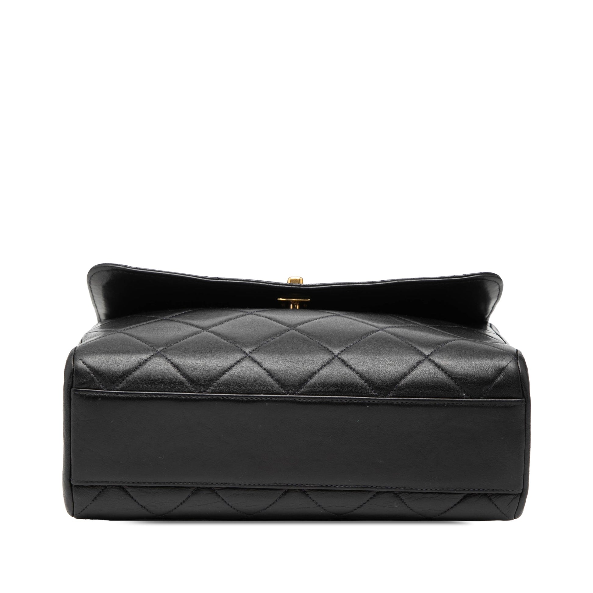 Chanel CC Quilted Lambskin Single Flap