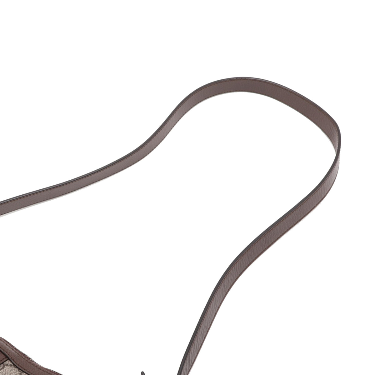 Gucci Small GG Supreme Web Ophidia Shoulder Bag — Brown