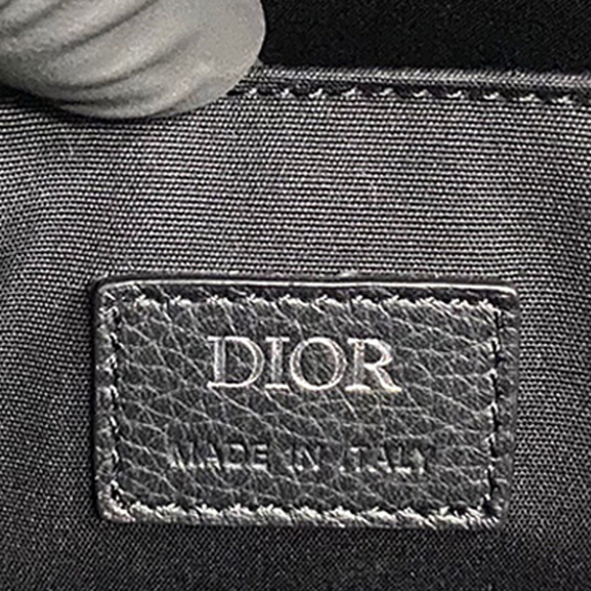 Dior Maxi Oblique Canvas East West Tote — Black