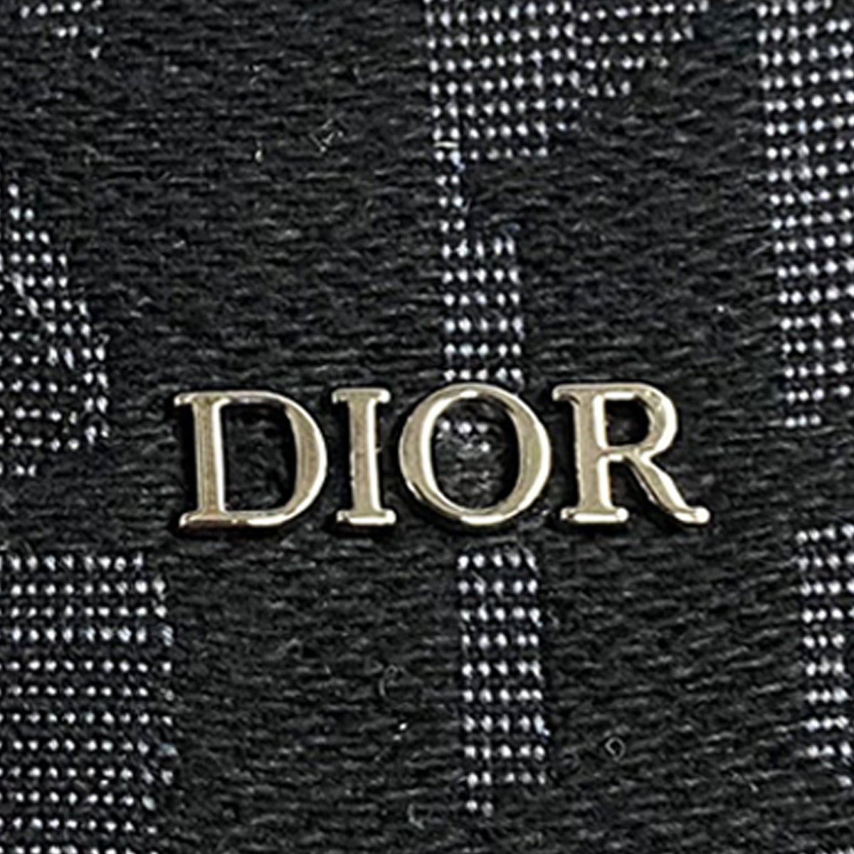 Dior Maxi Oblique Canvas East West Tote — Black