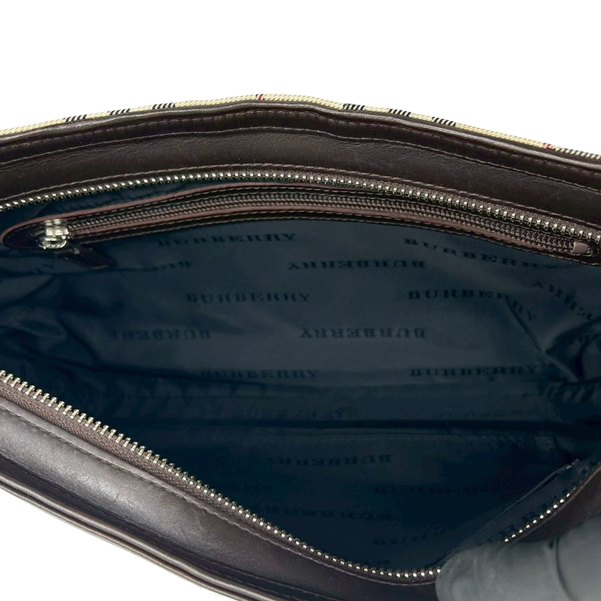 Burberry House Check Canvas Shoulder Bag