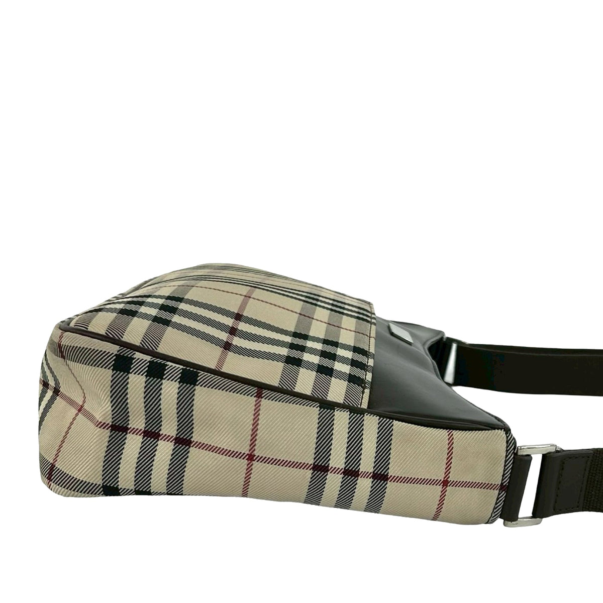 Burberry House Check Canvas Shoulder Bag