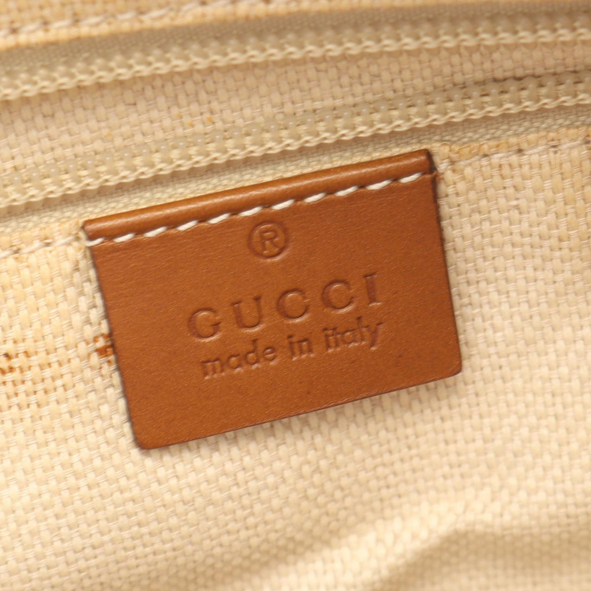 Gucci GG Canvas Web Crossbody — Beige