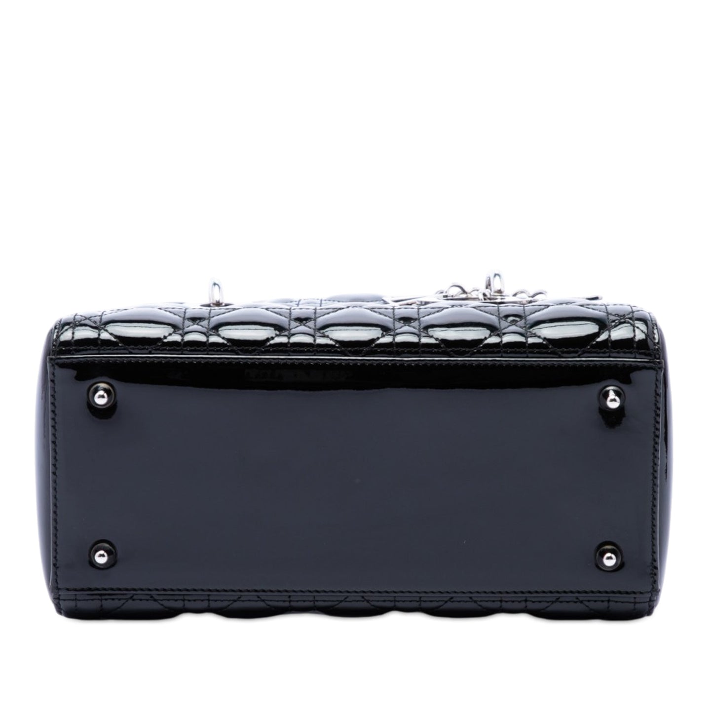 Dior Medium Patent Cannage Lady Dior