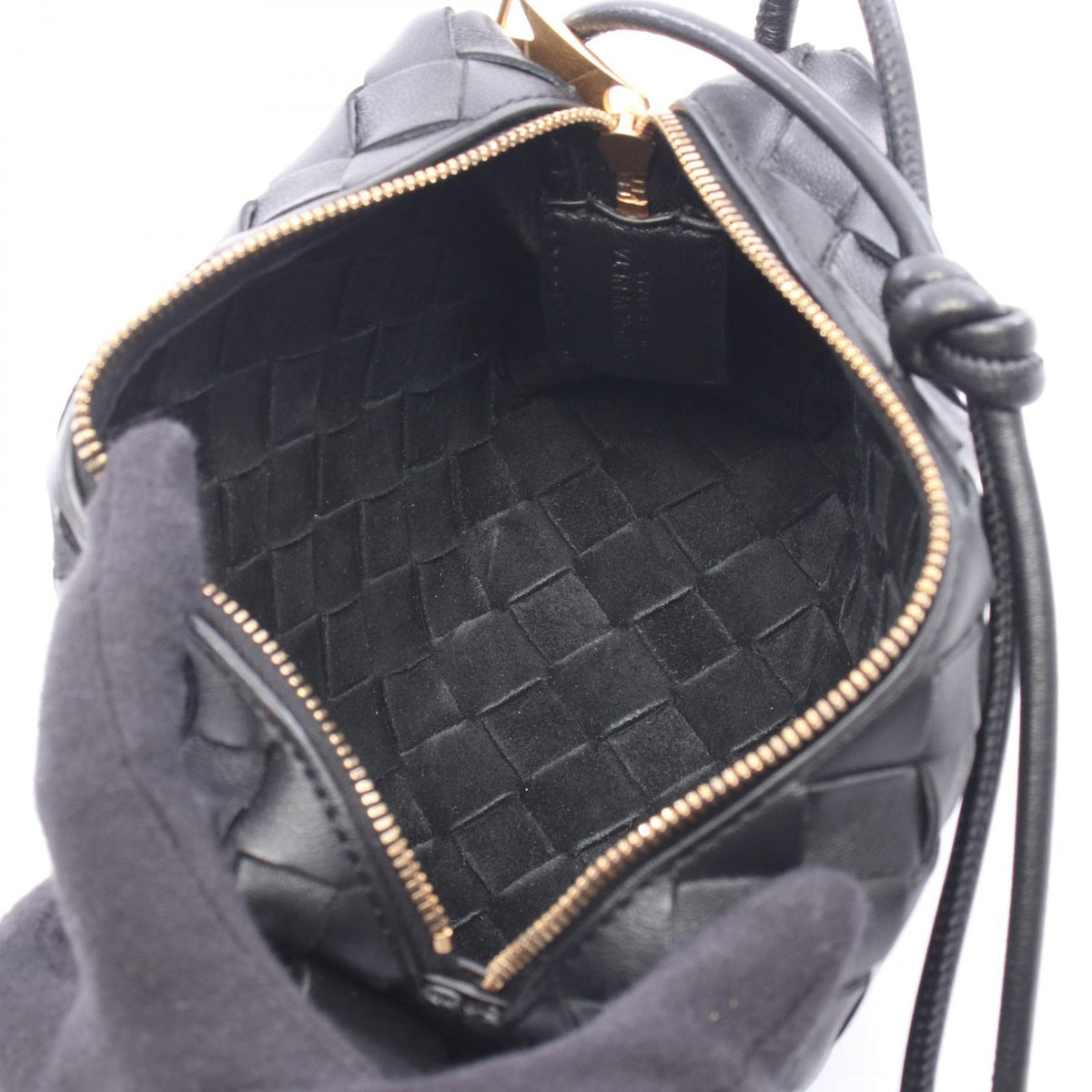 Bottega Veneta Mini Lambskin Intrecciato Loop Camera Bag