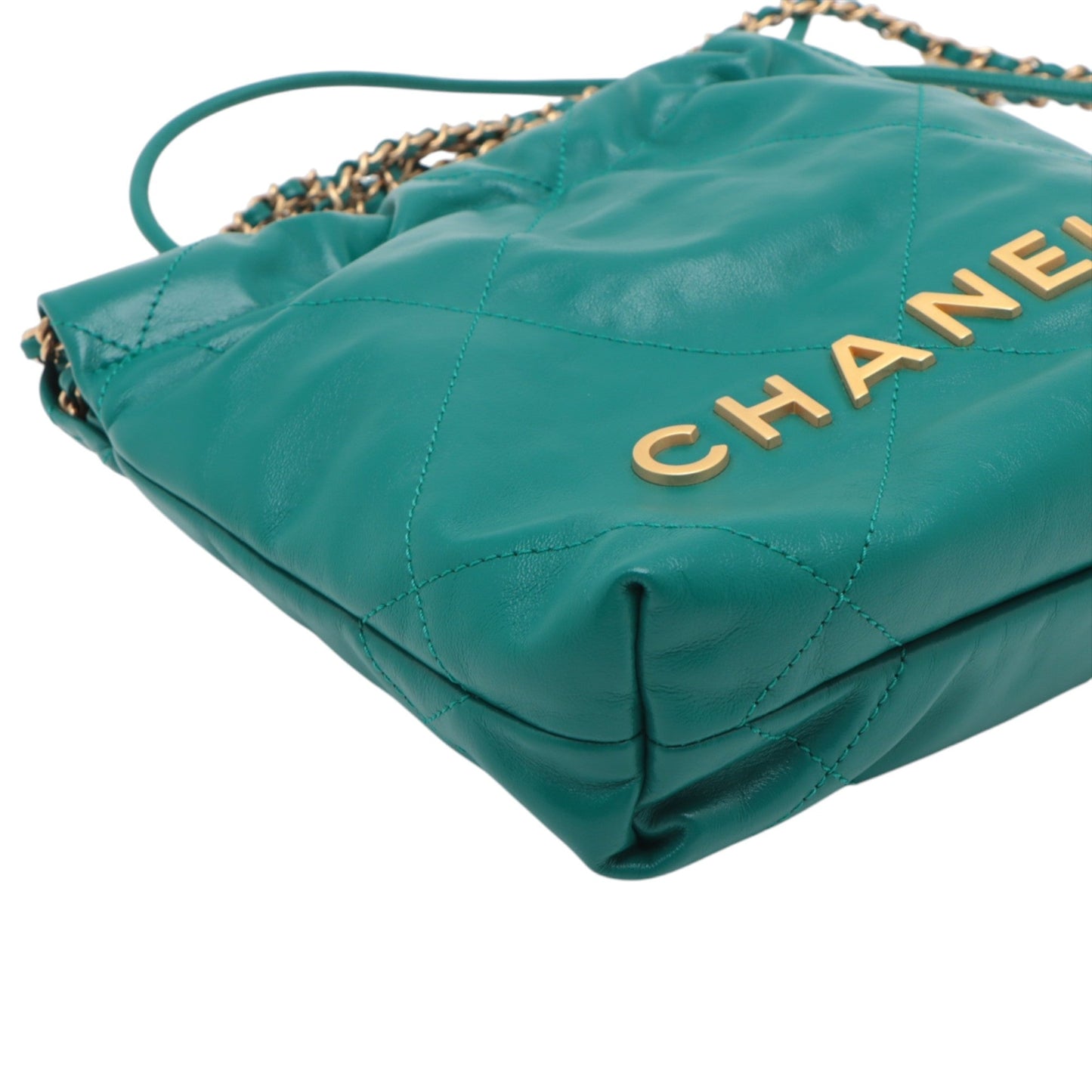 Chanel Mini Shiny Calfskin 22 Handbag