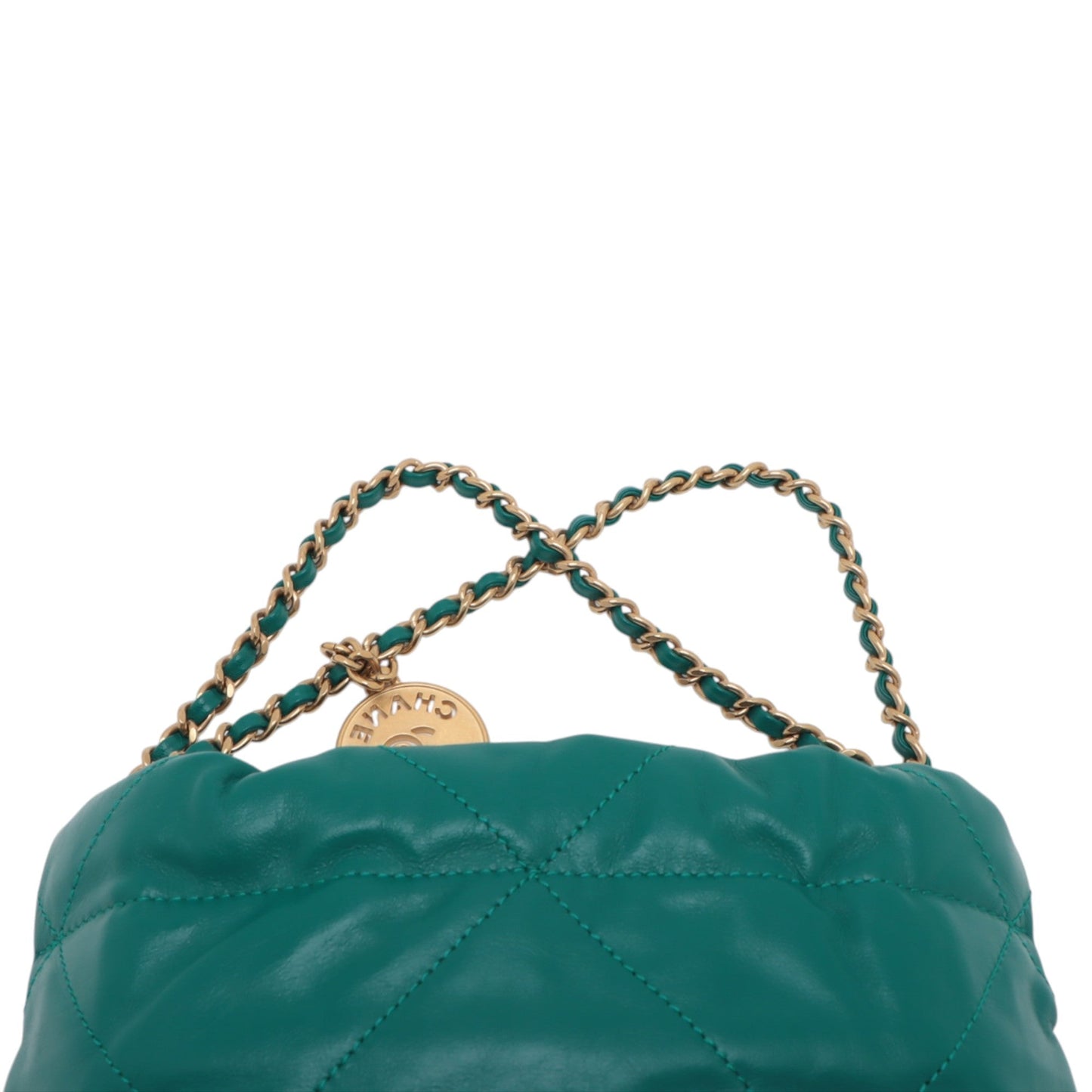 Chanel Mini Shiny Calfskin 22 Handbag