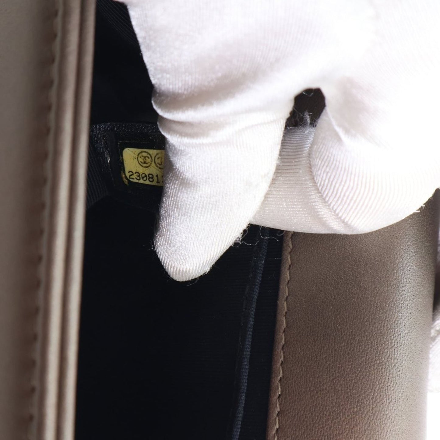 Chanel Old Medium Metallic Goatskin Crystal Boy Flap