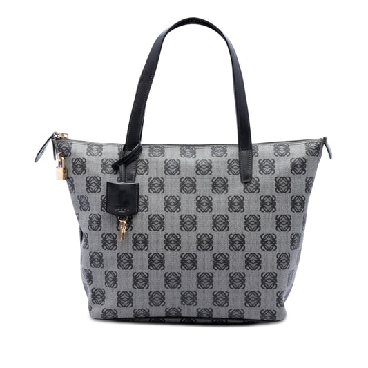 LOEWE Anagram Coated Canvas Tote