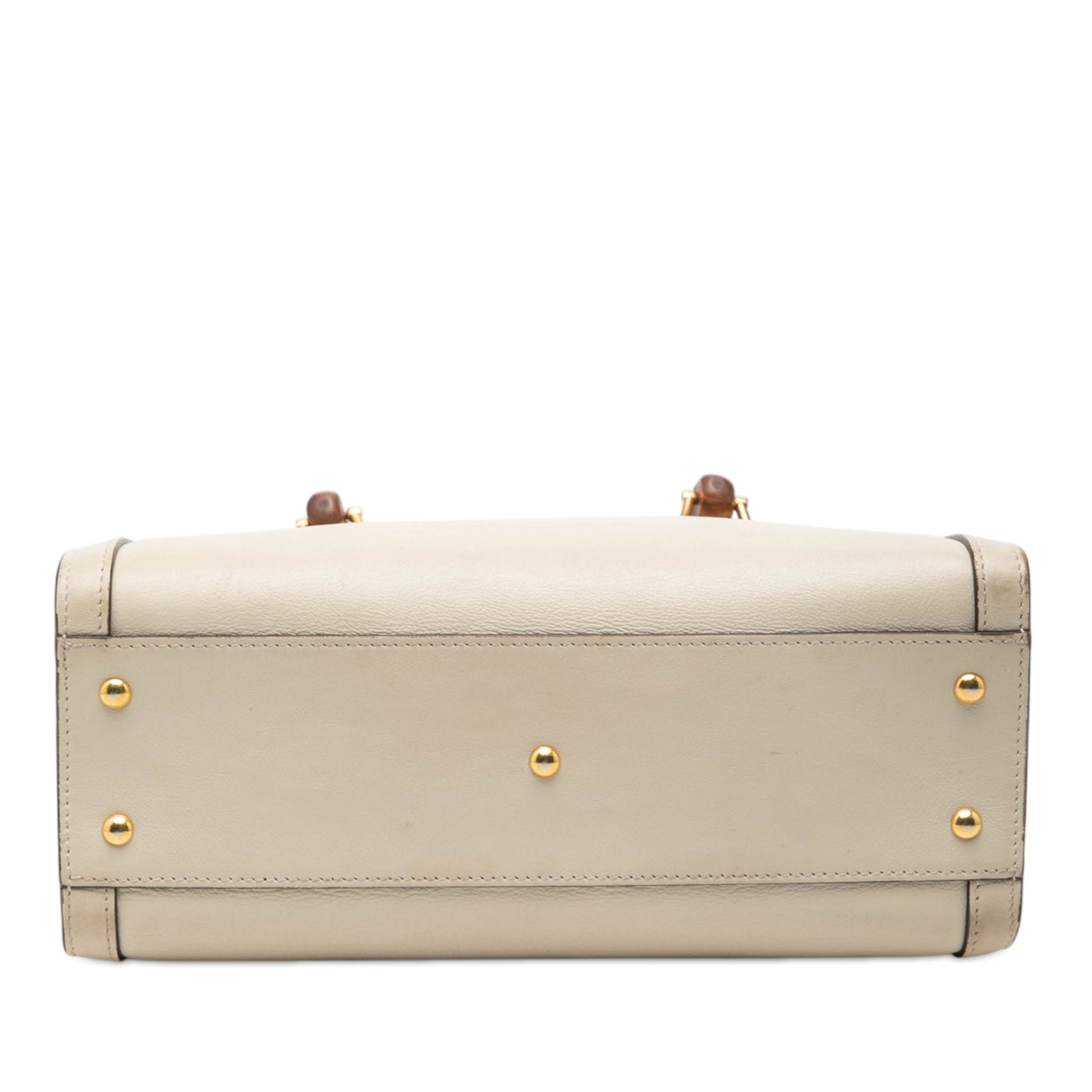 Gucci Medium Calfskin Bamboo Diana Satchel