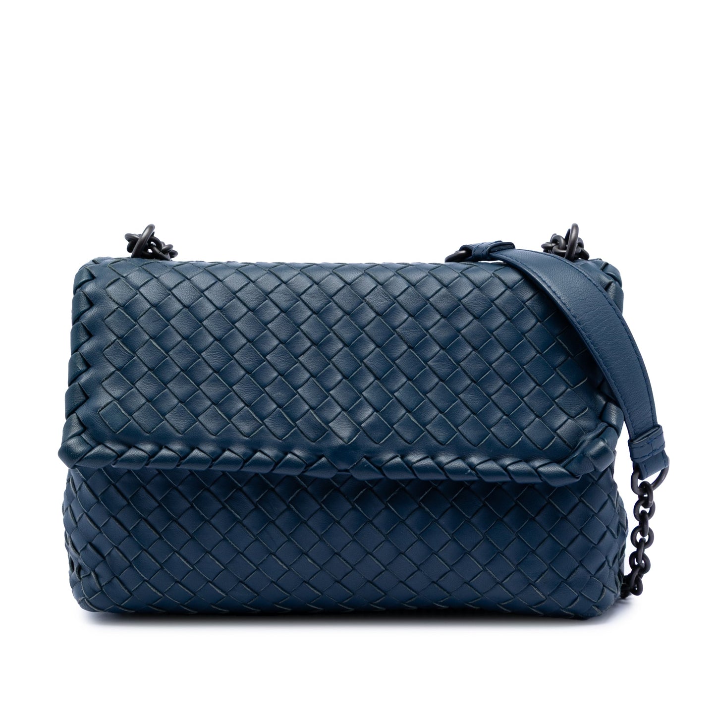 Bottega Veneta Small Nappa Intrecciato Olimpia Crossbody