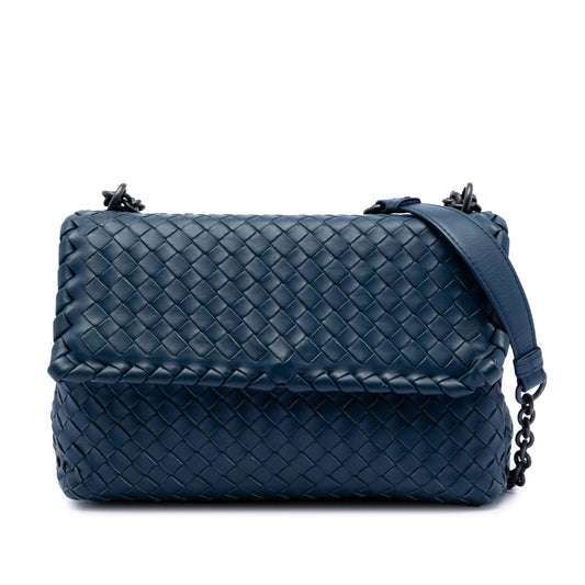 Bottega Veneta Small Nappa Intrecciato Olimpia Crossbody