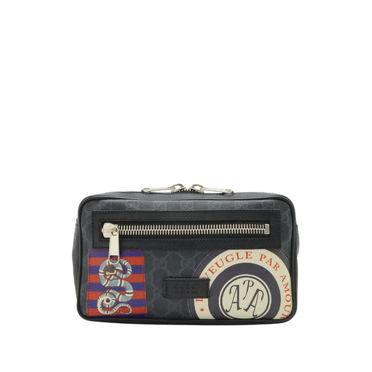 Gucci GG Supreme Web Night Courrier Belt Bag