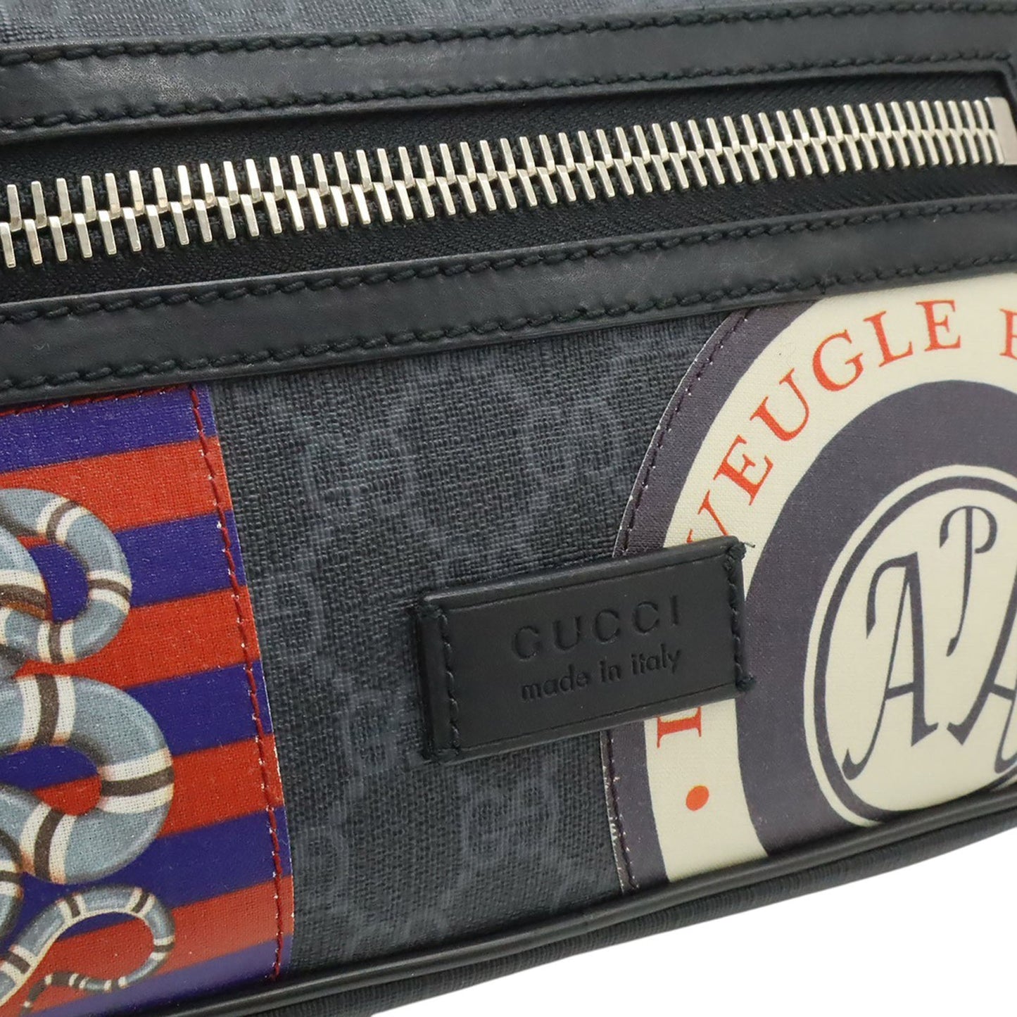Gucci GG Supreme Web Night Courrier Belt Bag