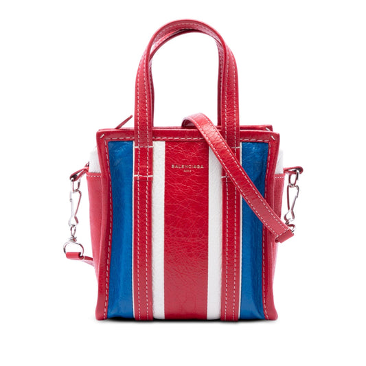 Balenciaga Lambskin Bazar Shopper Satchel XXS