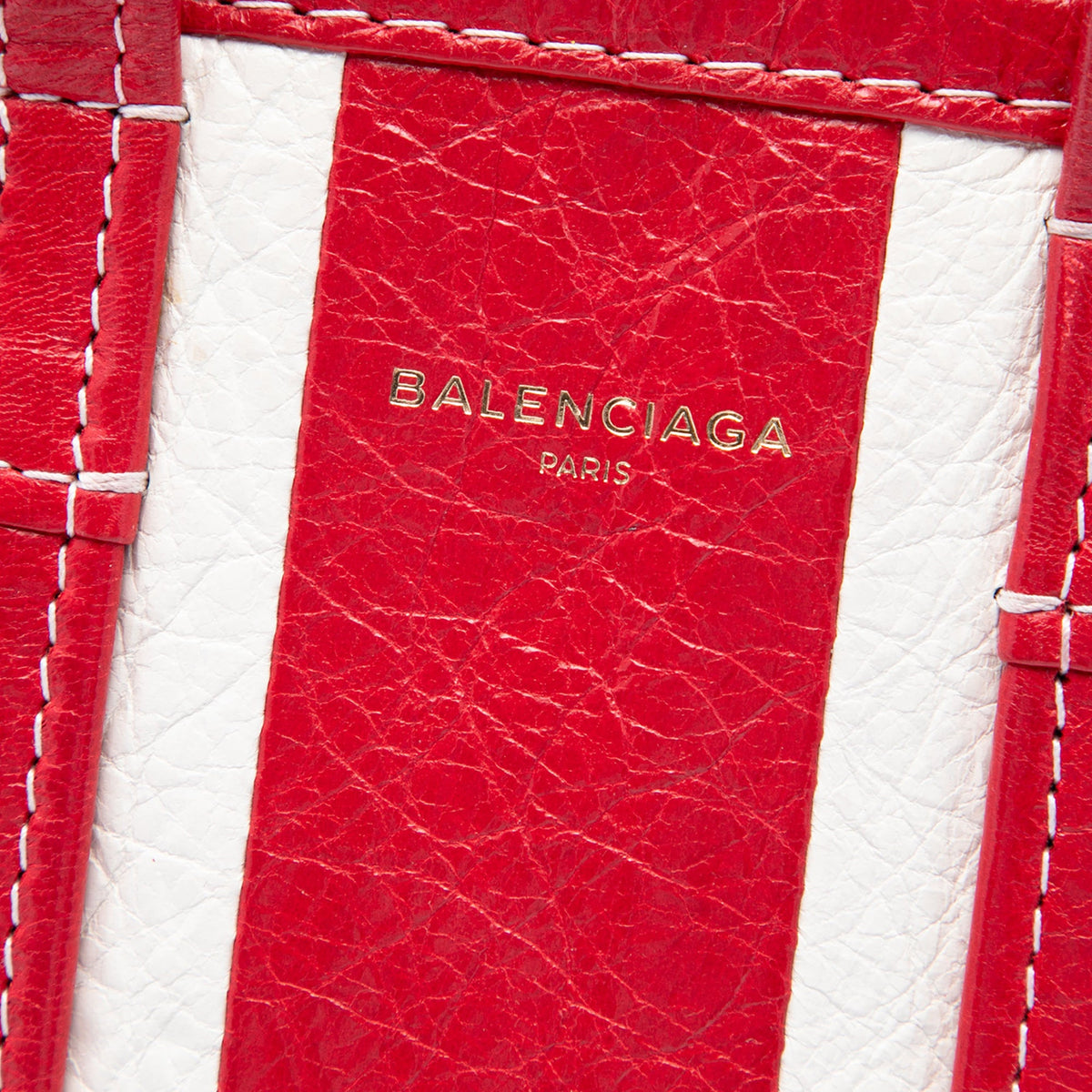 Balenciaga Lambskin Bazar Shopper Satchel XXS