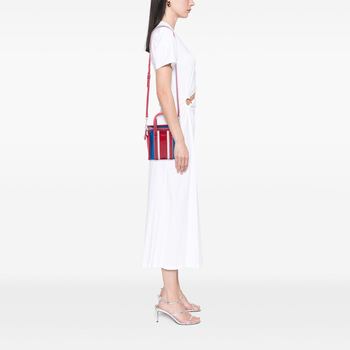 Balenciaga Lambskin Bazar Shopper Satchel XXS