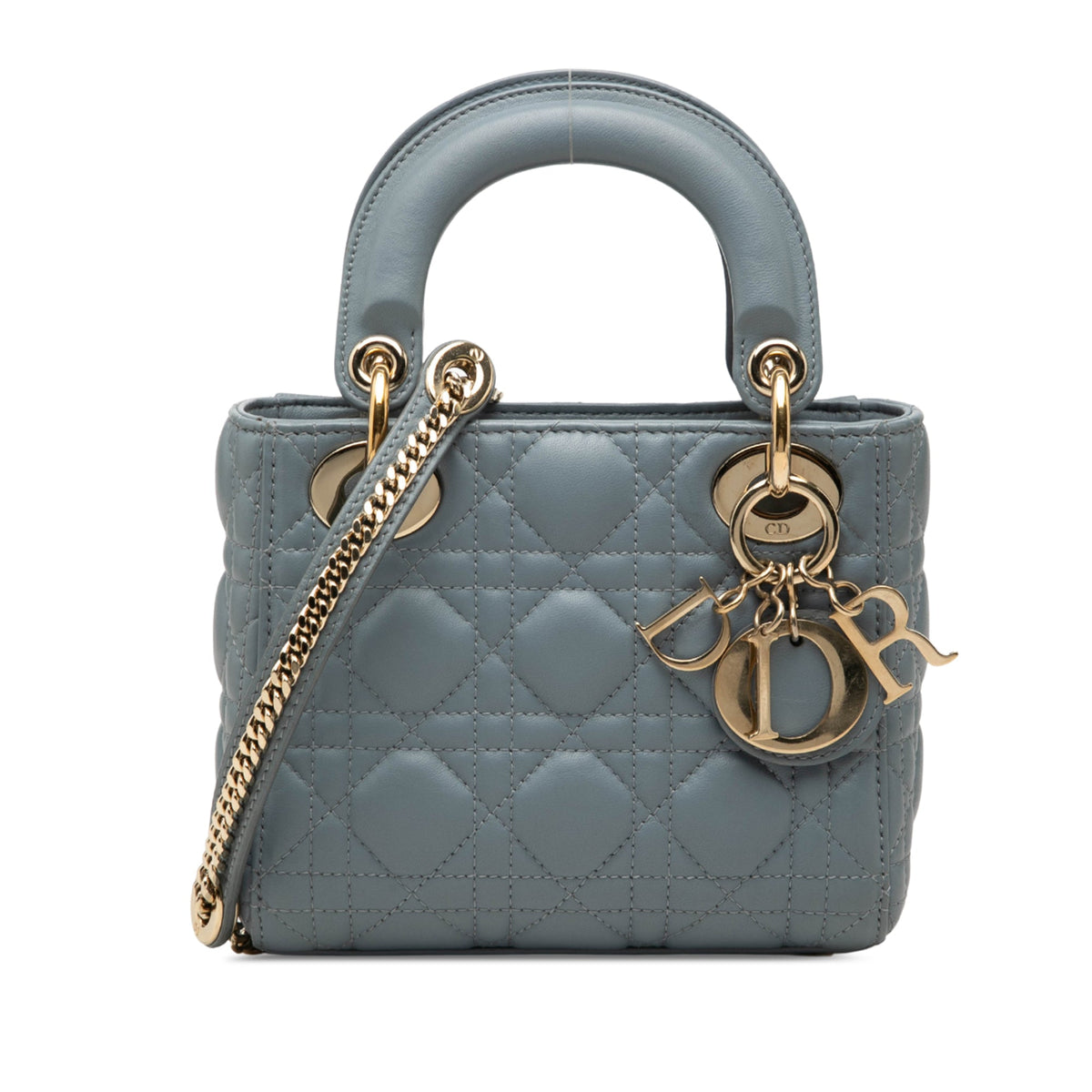 Dior Mini Lambskin Cannage Lady Dior