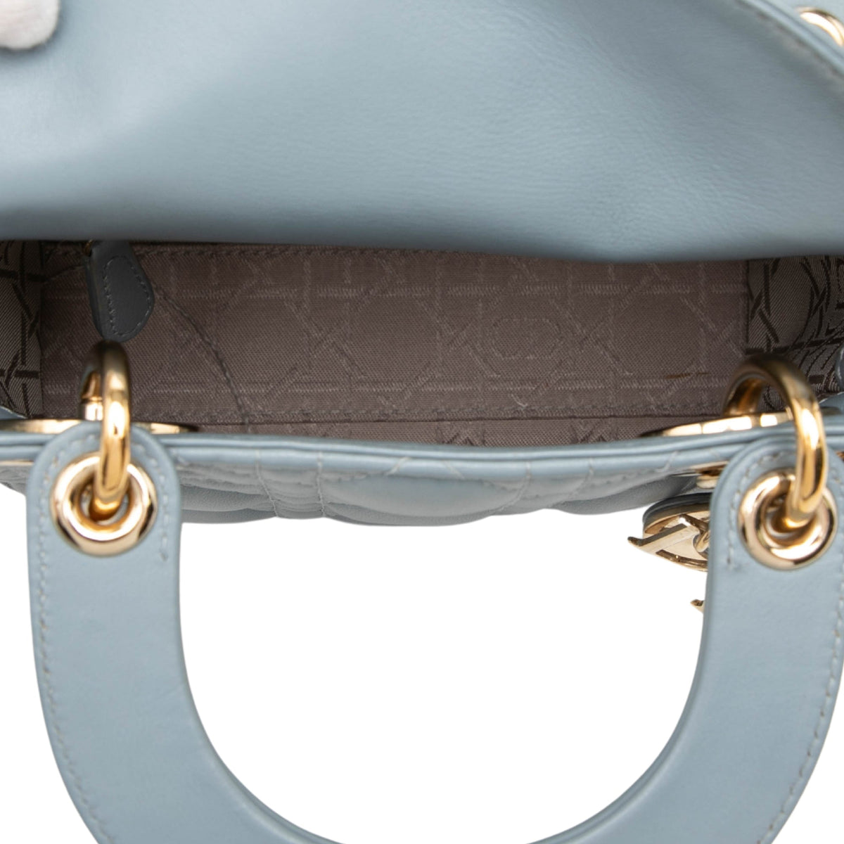 Dior Mini Lambskin Cannage Lady Dior