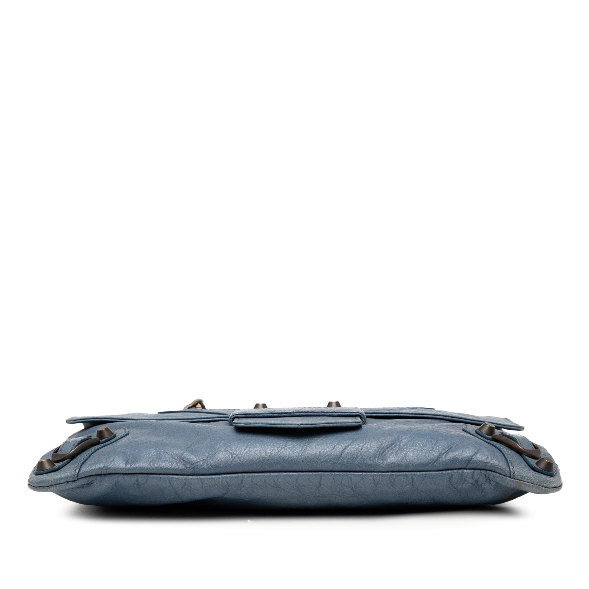 Balenciaga Lambskin Motocross Classic City Clutch
