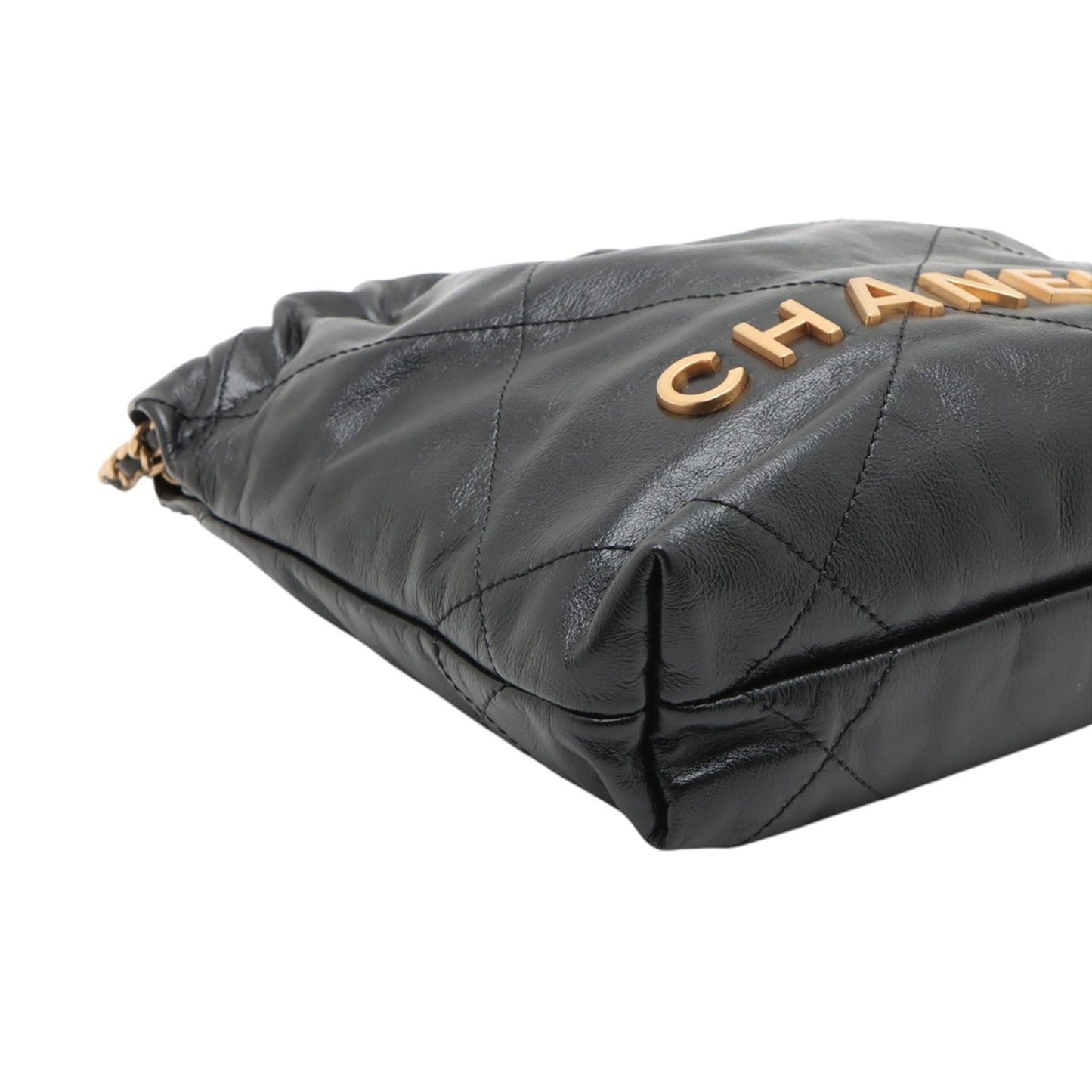 Chanel Mini Shiny Calfskin 22 Handbag