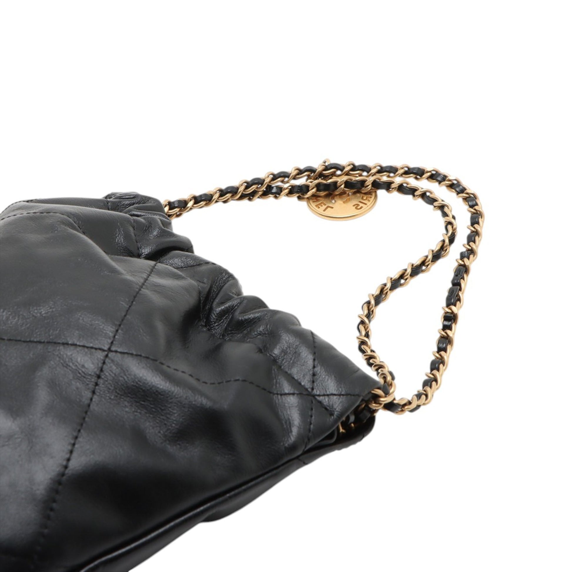 Chanel Mini Shiny Calfskin 22 Handbag