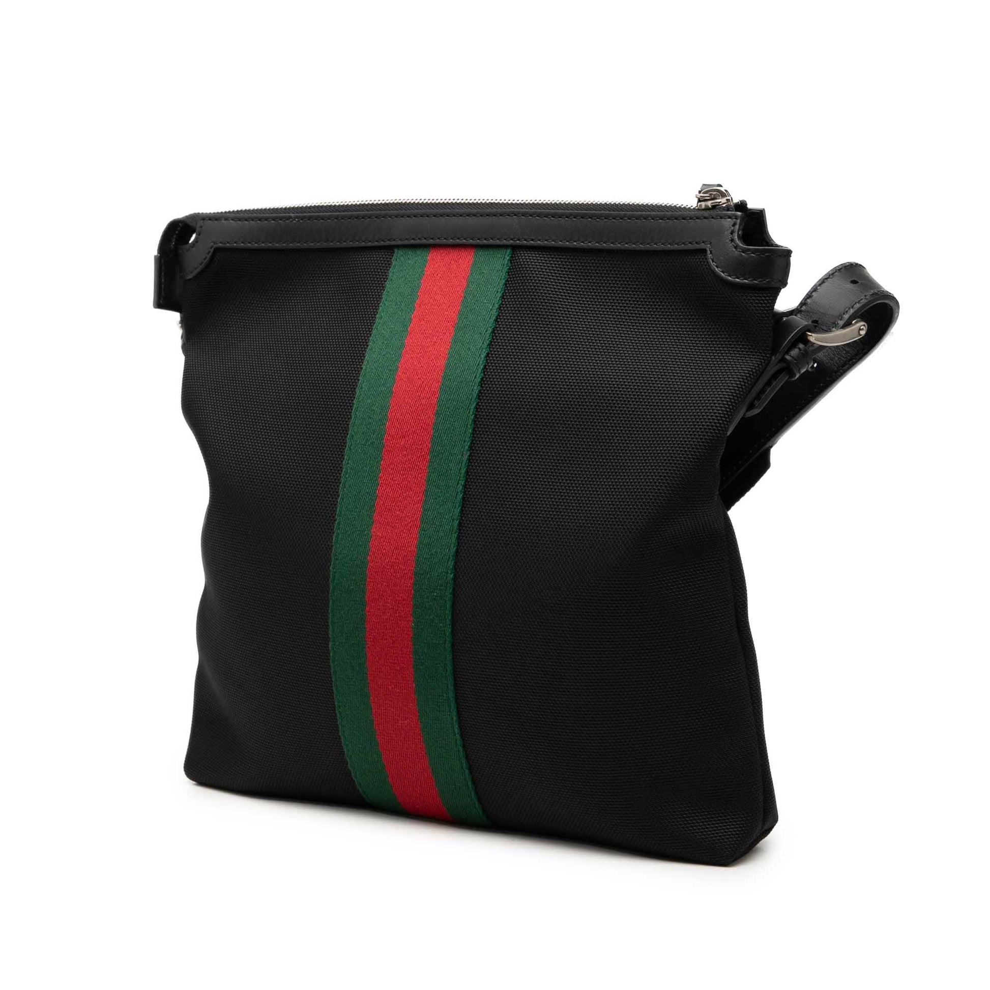 Gucci GG Techno Canvas Web Messenger Bag