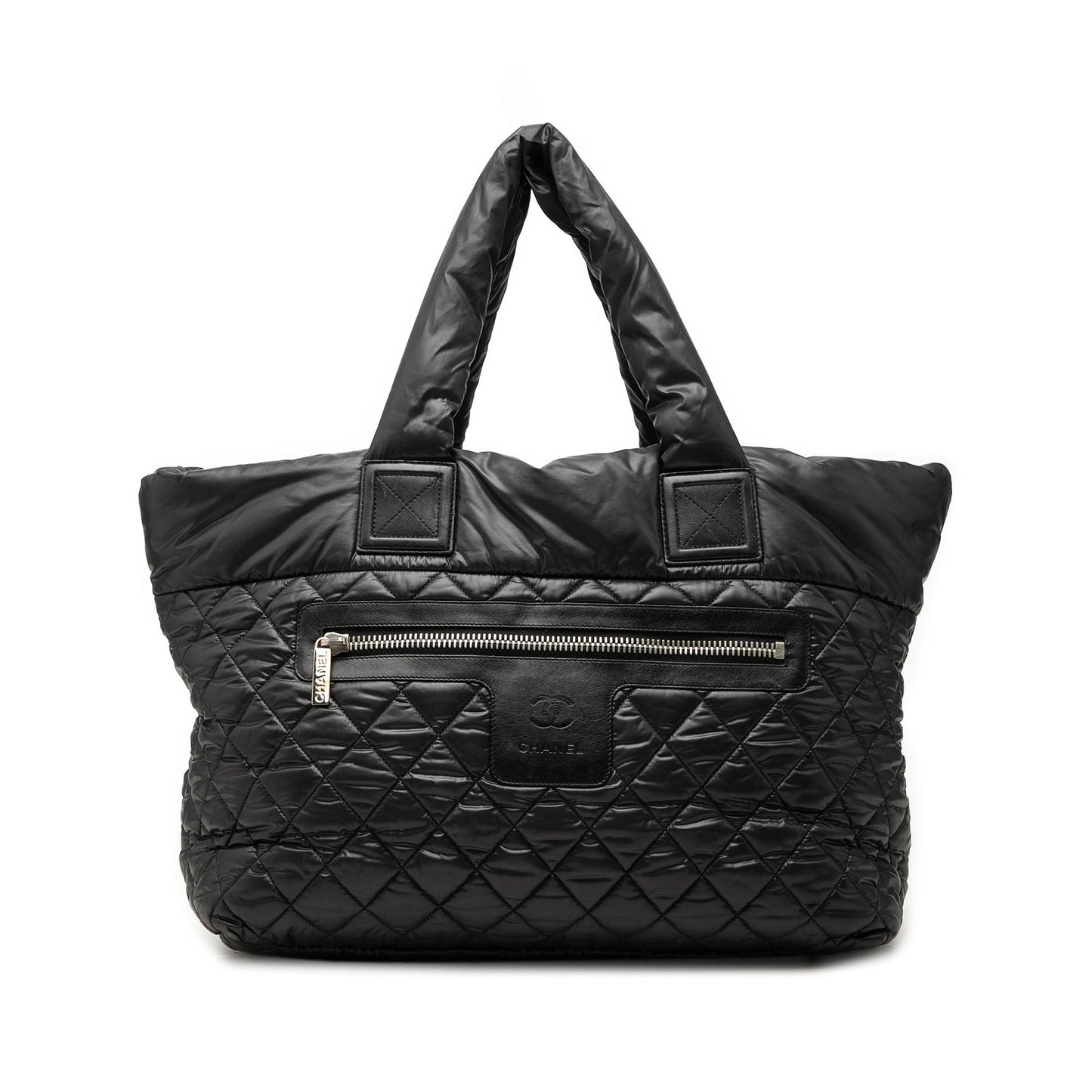 Chanel Large Quilted Nylon Reversible Coco Cocoon Tote