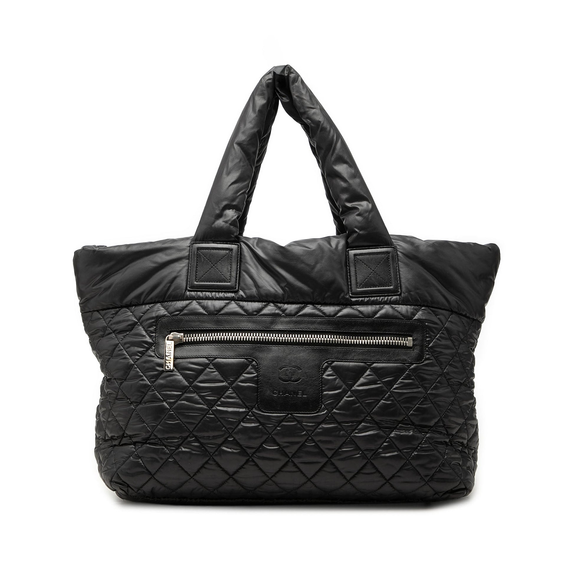 Chanel Large Quilted Nylon Reversible Coco Cocoon Tote