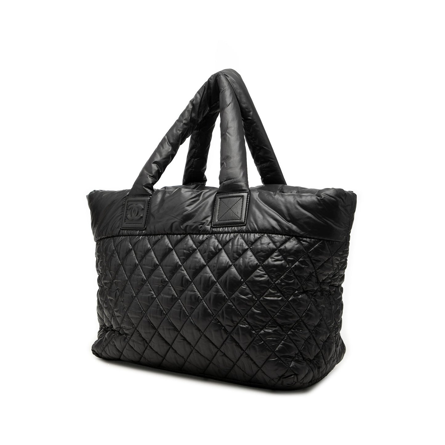 Chanel Large Quilted Nylon Reversible Coco Cocoon Tote