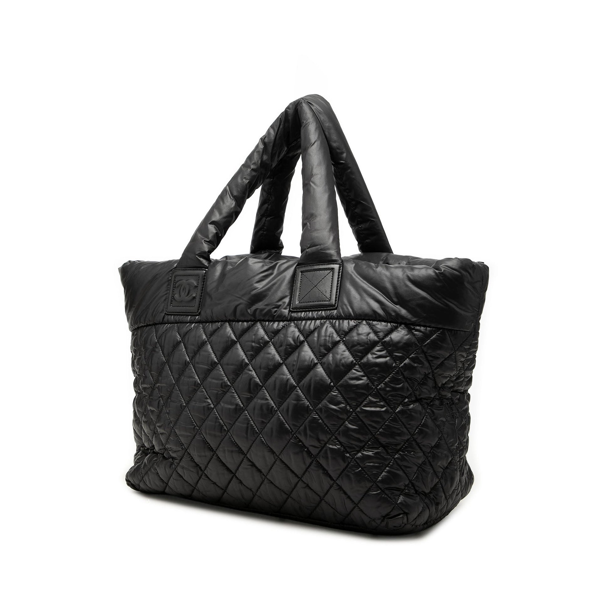 Chanel Large Quilted Nylon Reversible Coco Cocoon Tote