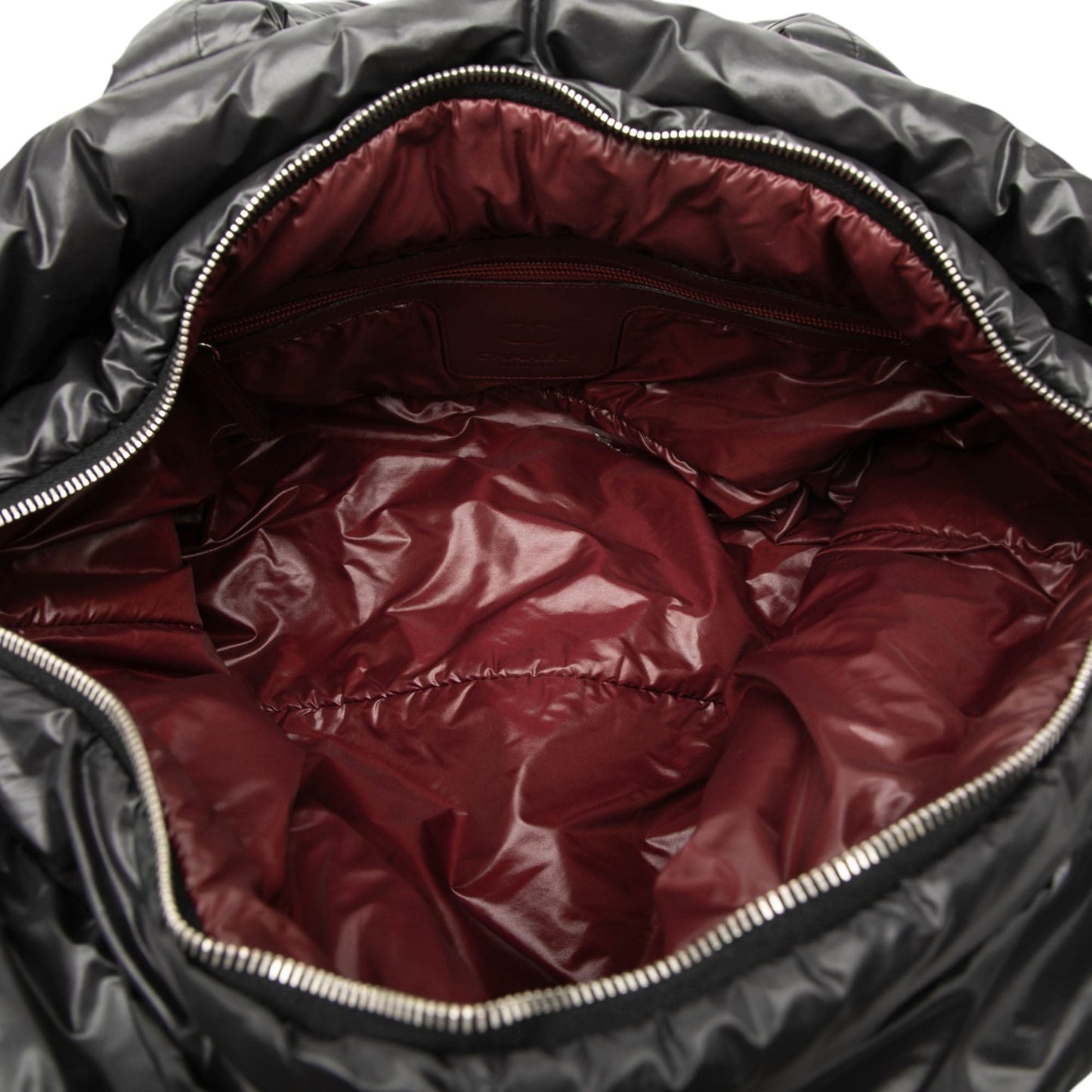 Chanel Large Quilted Nylon Reversible Coco Cocoon Tote