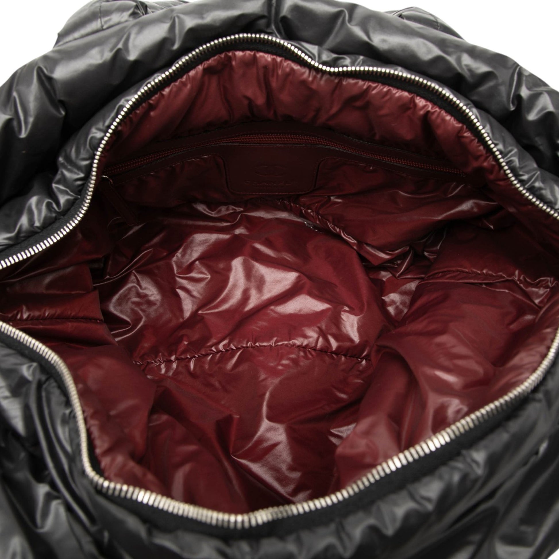 Chanel Large Quilted Nylon Reversible Coco Cocoon Tote