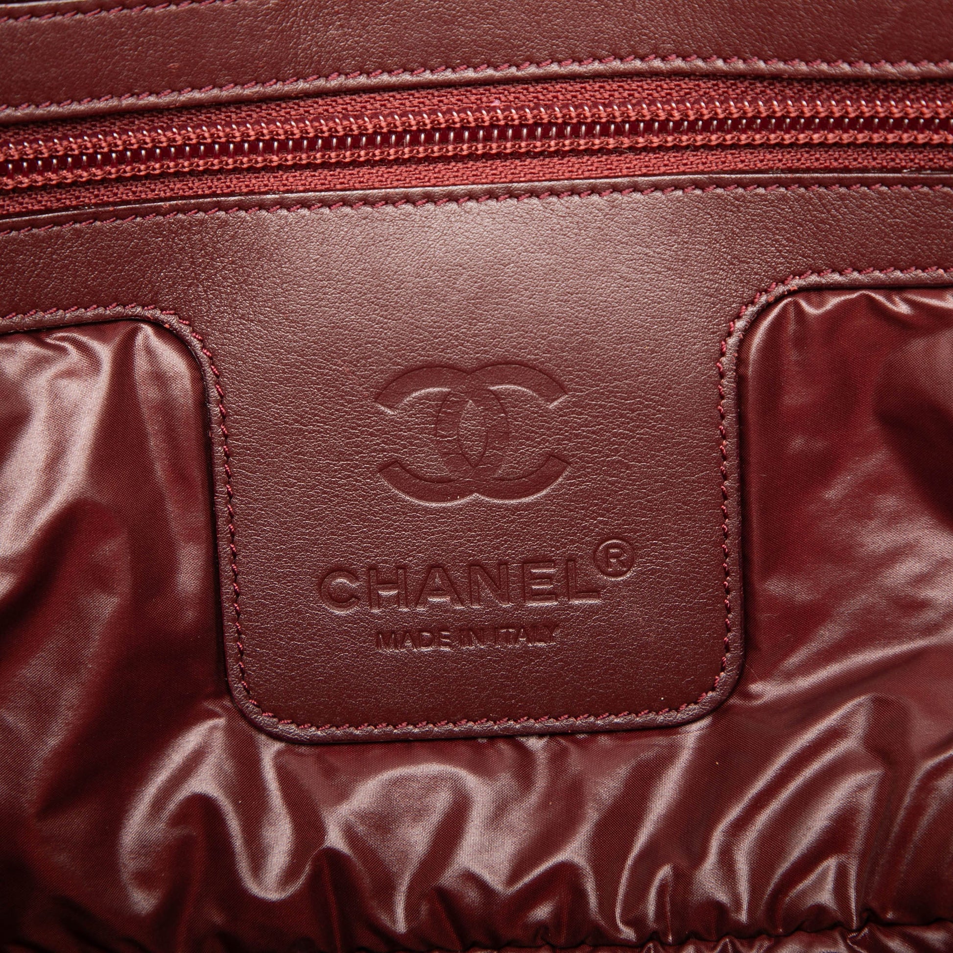 Chanel Large Quilted Nylon Reversible Coco Cocoon Tote