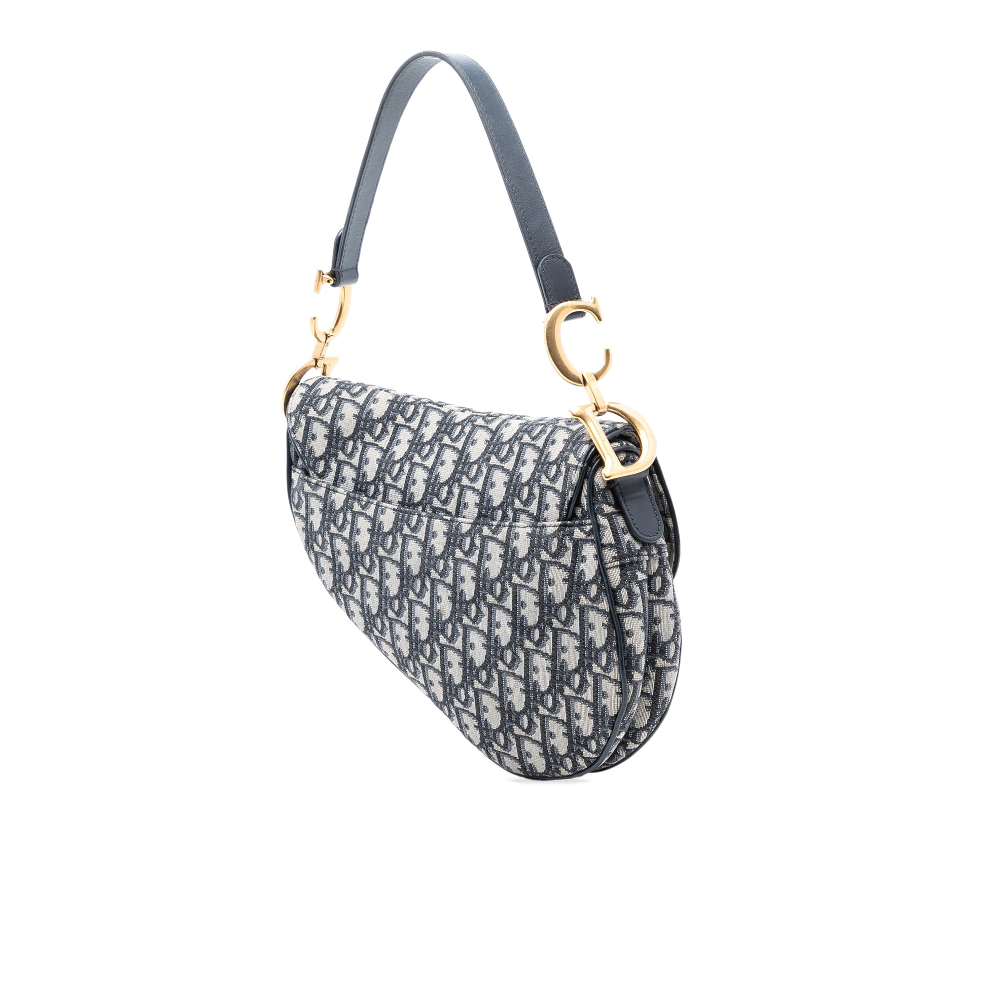 Dior Oblique Canvas Saddle Bag