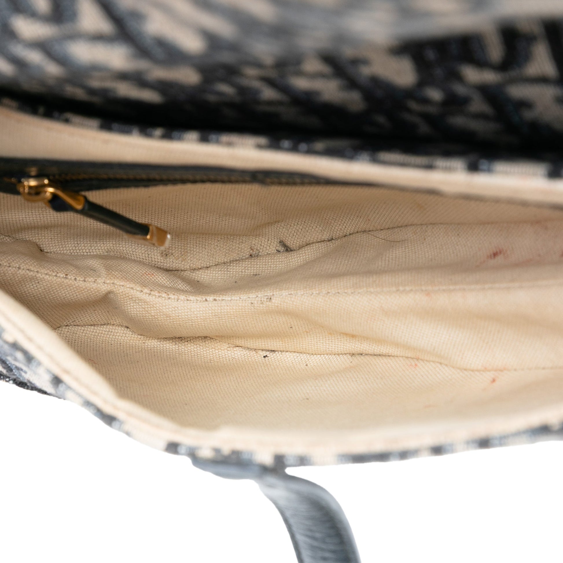 Dior Oblique Canvas Saddle Bag