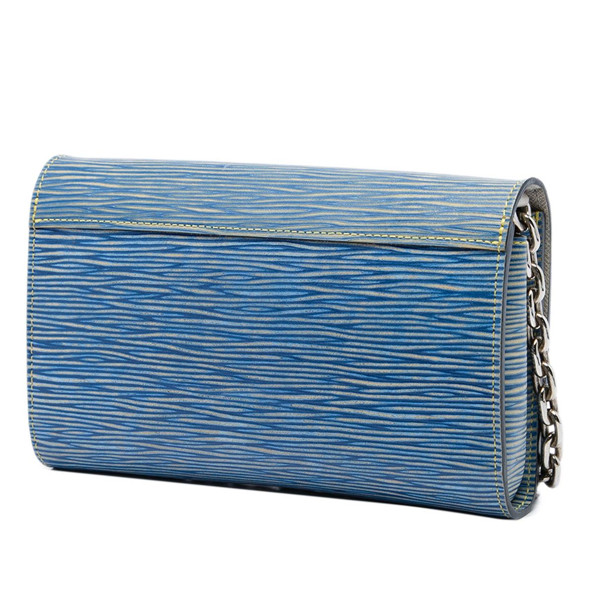 Louis Vuitton Epi Denim Twist Wallet on Chain — Blue