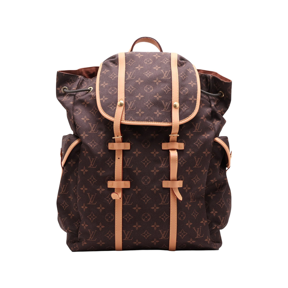 Louis Vuitton Monogram Silk Tech Christopher East West MM — Brown