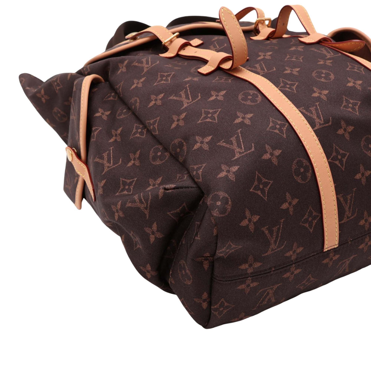 Louis Vuitton Monogram Silk Tech Christopher East West MM — Brown