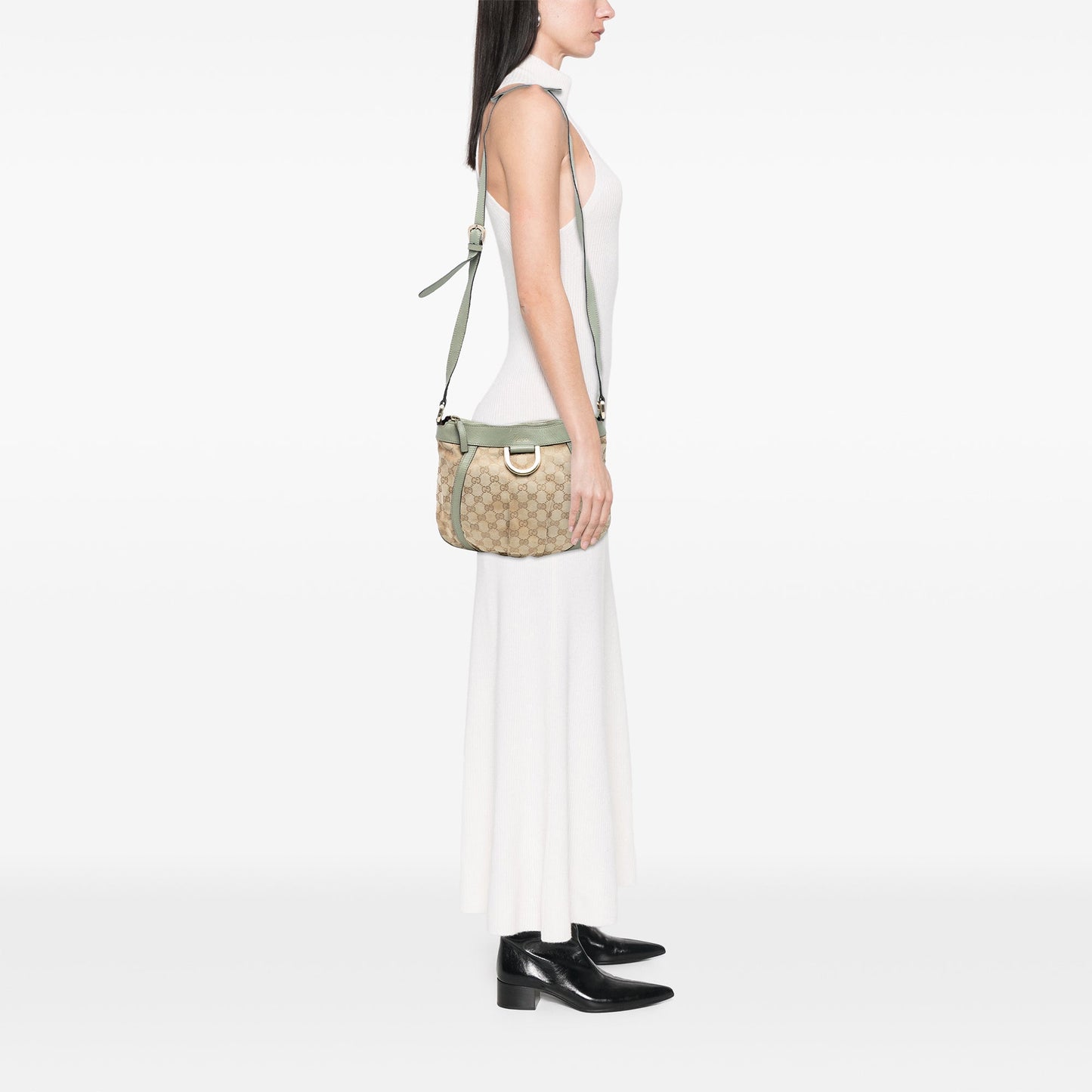 Gucci GG Canvas Abbey D Ring Crossbody