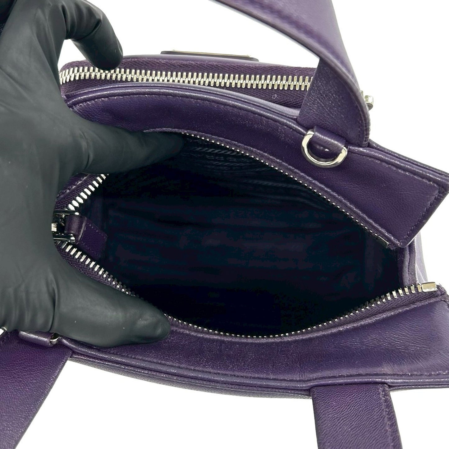 Prada Nappa Front Pocket Satchel