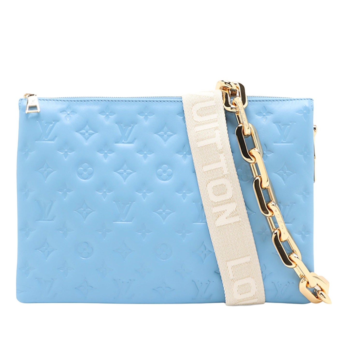Louis Vuitton Monogram Embossed Coussin MM