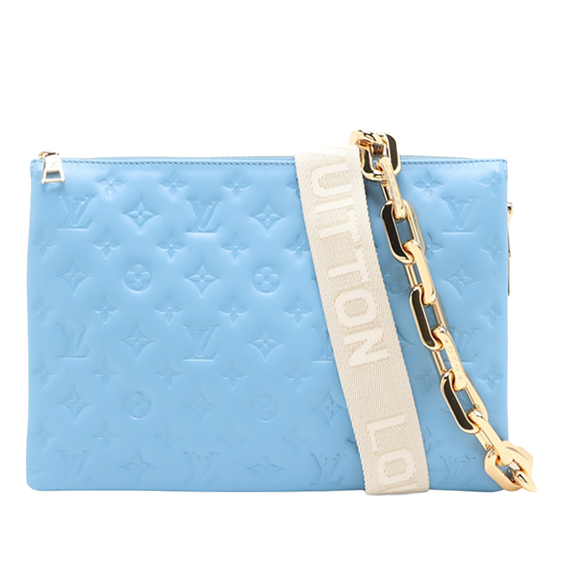 Louis Vuitton Monogram Embossed Coussin MM