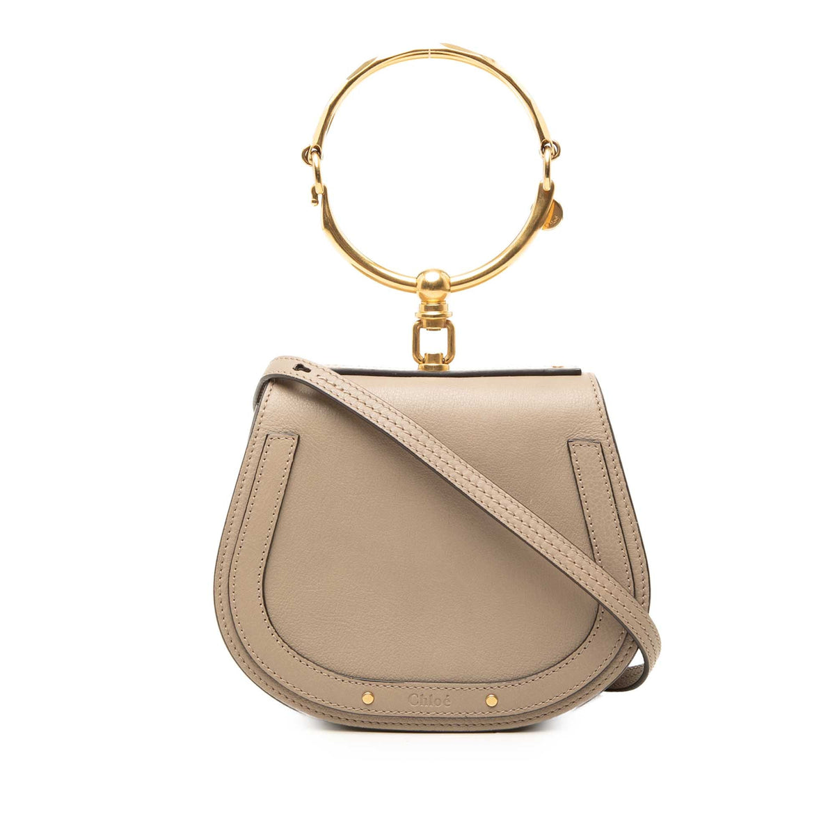 Chloé Small Leather Nile Bracelet Satchel