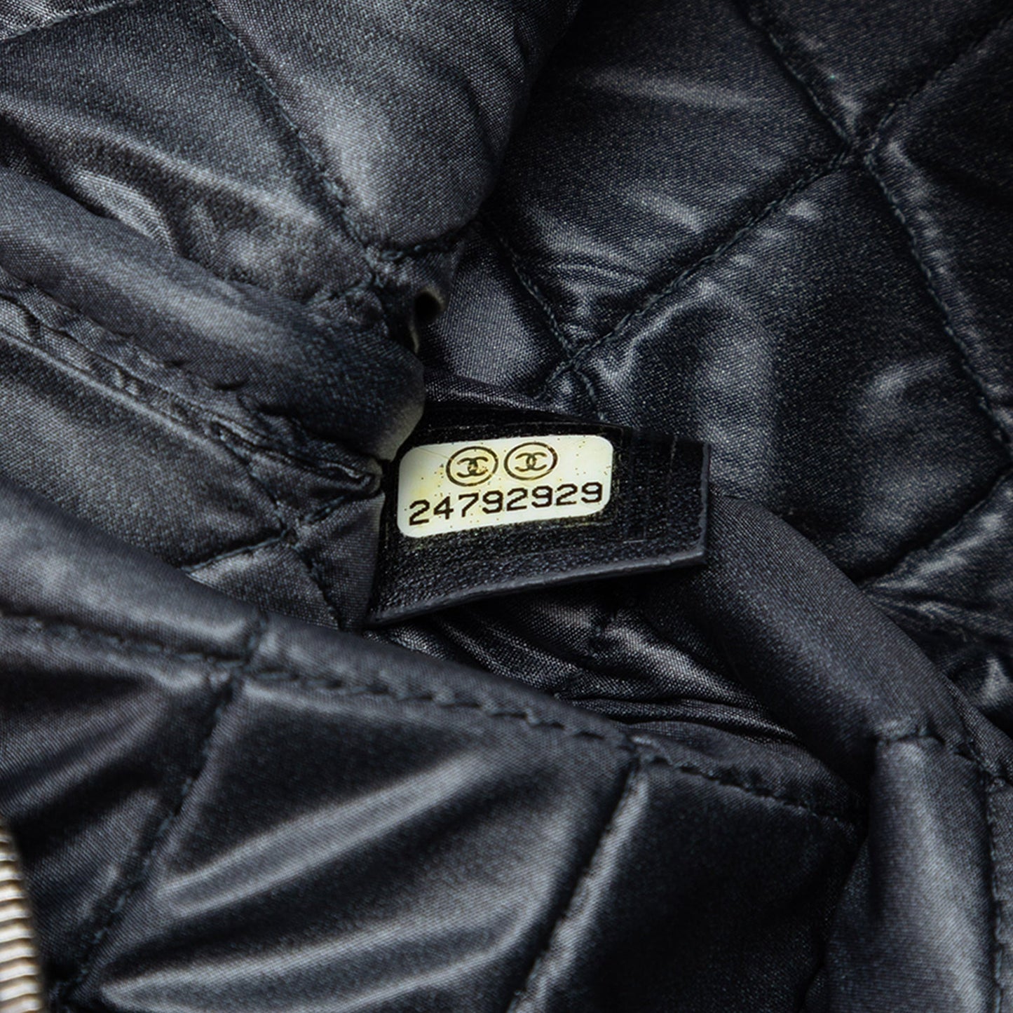 Chanel Medium CC Quilted Caviar O Case Clutch