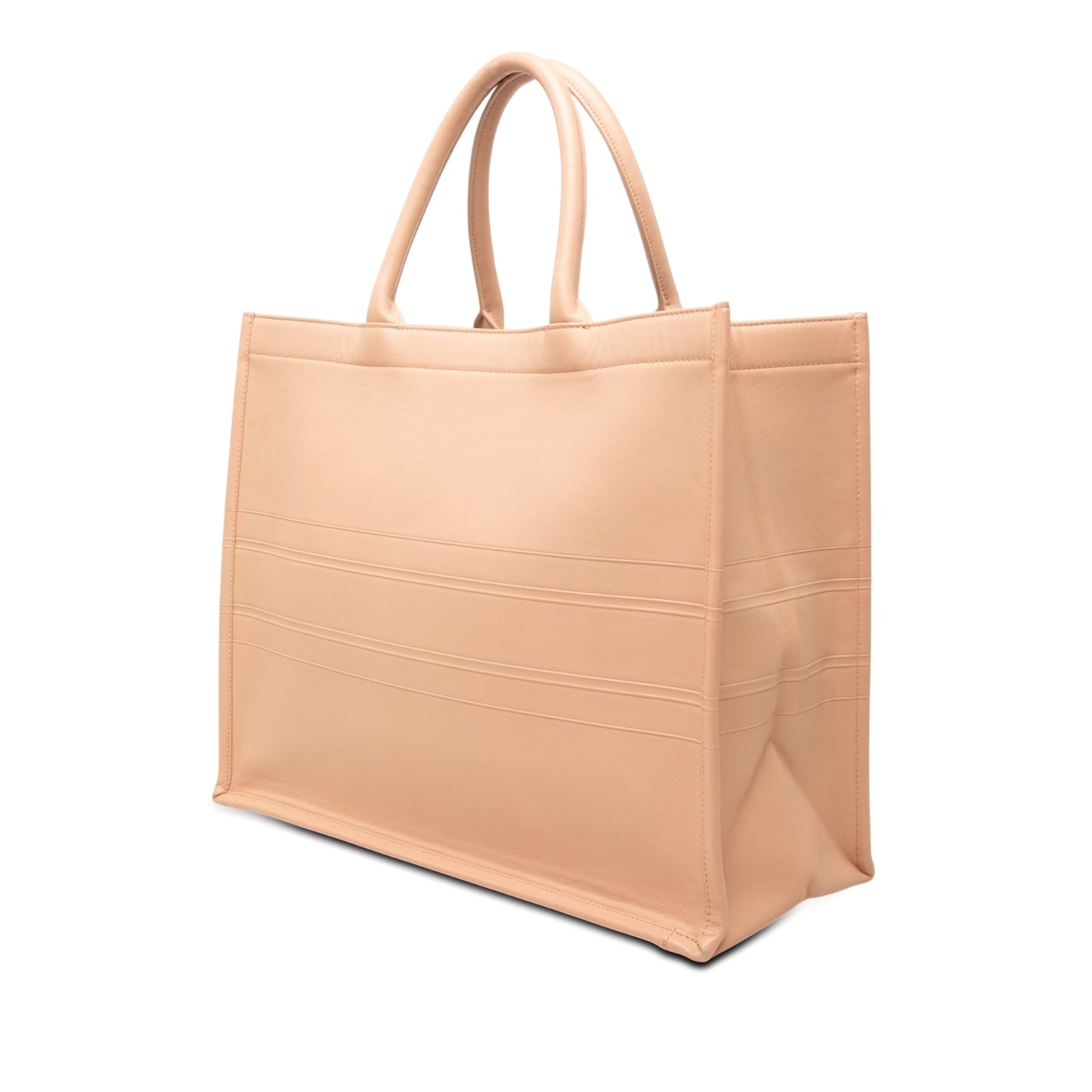 Dior Large Embossed Calfskin Book Tote