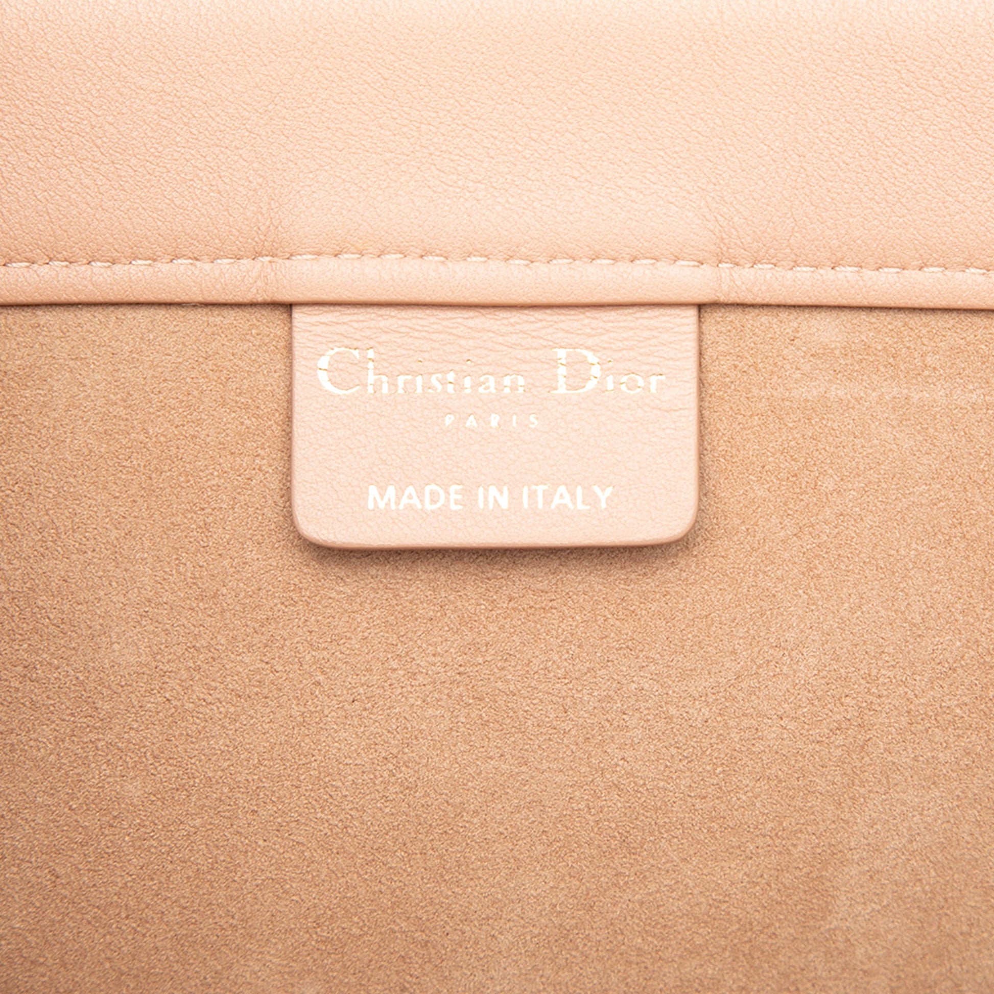 Dior Large Embossed Calfskin Book Tote