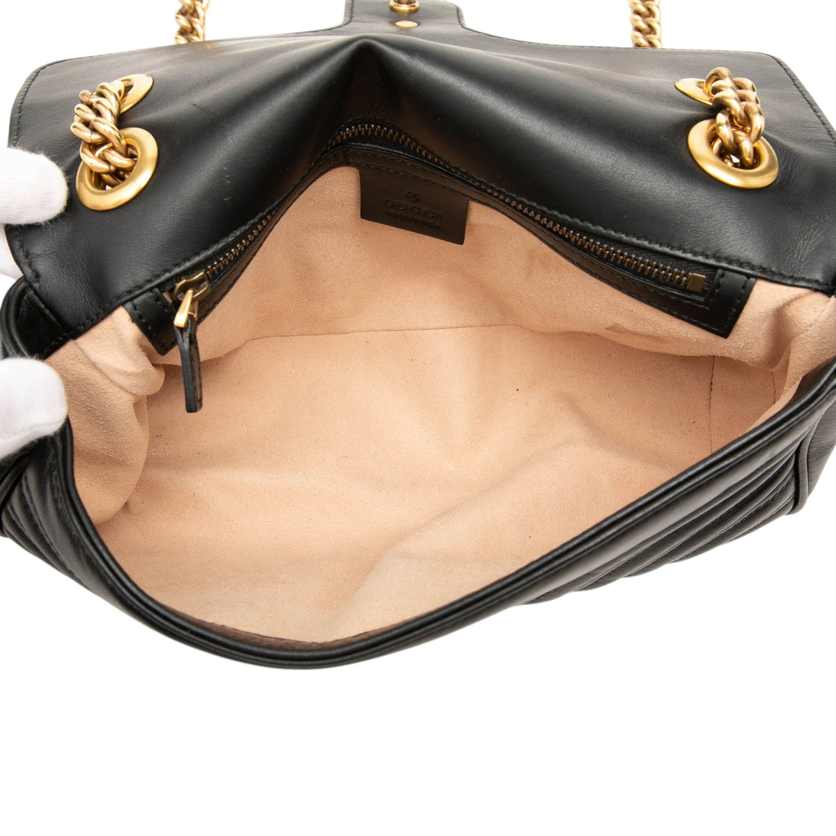 Gucci Medium GG Marmont Matelasse Calfskin Shoulder Bag