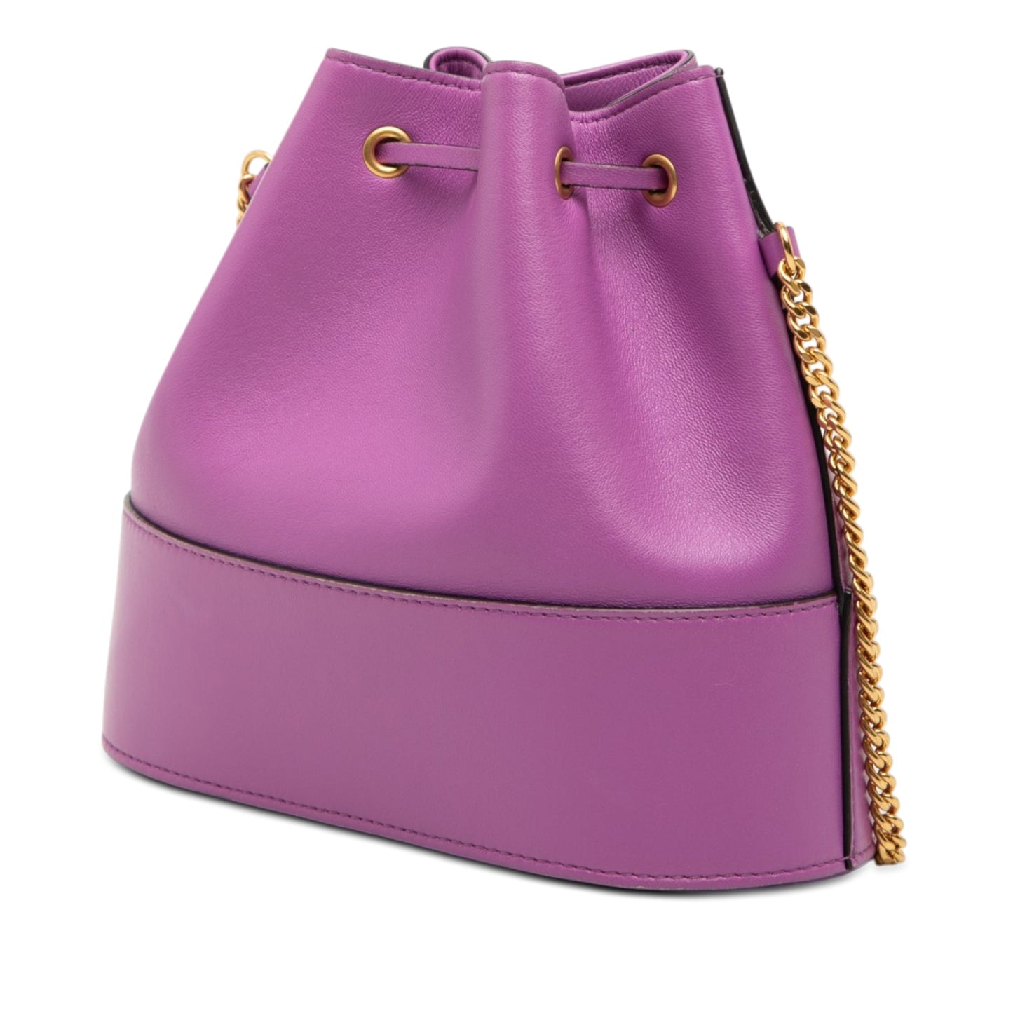 Valentino Mini Nappa VLogo Signature Chain Bucket Bag